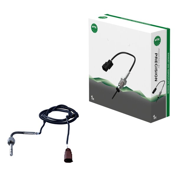 Exhaust gas temperature sensor 2 wires NTK for SKODA SUPERB I