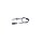 Exhaust gas temperature sensor 2 wires NTK for AUDI A4 B6
