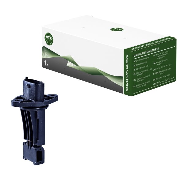 Air mass meter with integrated air temperature sensor NTK for OPEL MERIVA A
