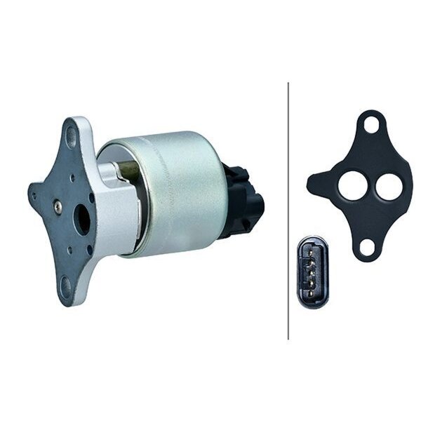 AGR-Ventil elektrisch 5-polig HELLA für u.a. CHEVROLET LACETTI