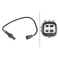 Lambdasonde beheizt 4-polig 560 mm Kabel HELLA für u.a. TOYOTA Avensis Verso
