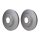 2 Brake Discs internally ventilated Ø 85 mm 28 mm HELLA for SSANGYONG REXTON