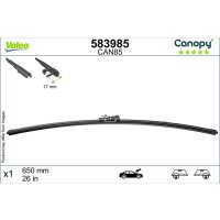 Wiper blade 650mm flat bar wiper blade VALEO for BMW 5 (F10)