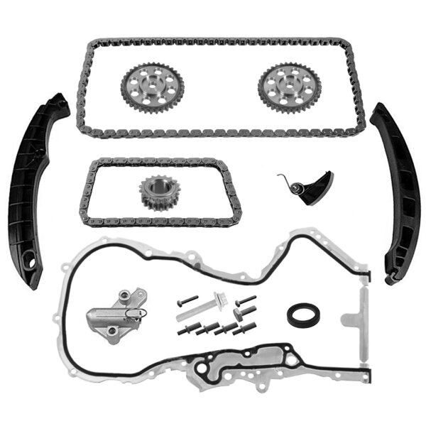 Timing Chain Kit for Oil Pump with crankshaft sprocket PARTSTEC for e.g. VW GOLF