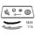 Timing Chain Kit for Camshaft PARTSTEC suitable for e.g. VW TIGUAN
