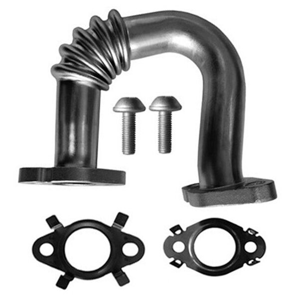 Rohrleitung AGR-Ventil mit Dichtungen mit Schrauben PARTSTEC für u.a. VW CADDY