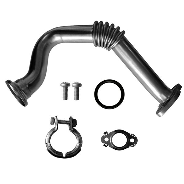 Rohrleitung AGR-Ventil mit Dichtung mit Schrauben PARTSTEC für u.a. AUDI A4