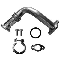 Rohrleitung AGR-Ventil mit Dichtung mit Schrauben...