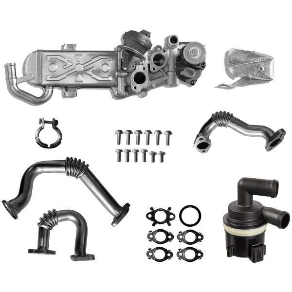 EGR Module with pipes PARTSTEC IAM-Expertise suitable for VW GOLF and others