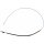 Cable Pull Parking Brake rear right 1840/575 mm METZGER for e.g. SKODA KAMIQ