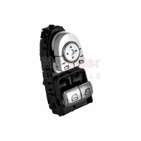 Schalter Fensterheber fahrerseitig chrom schwarz METZGER...