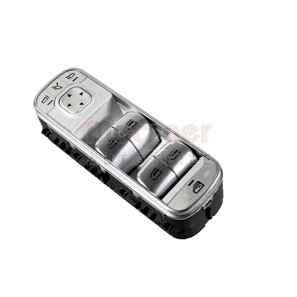 Schalter Fensterheber vorne silber METZGER für u.a. MERCEDES-BENZ GLE