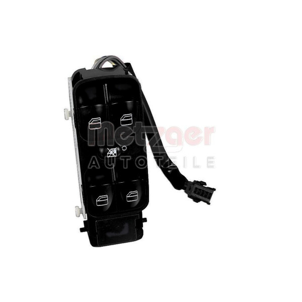 Power Window Switch front black METZGER for MERCEDES-BENZ G-CLASS