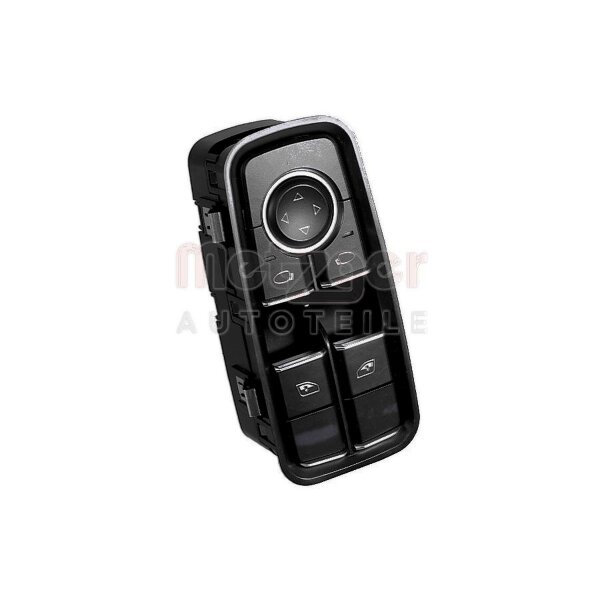 Schalter Fensterheber vorne 16-polig chrom schwarz METZGER für u.a. PORSCHE 911