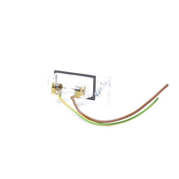 Licence Plate Light right C5W crystal clear with bulb METZGER for e.g. AUDI A6