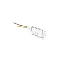 Licence Plate Light right C5W crystal clear with bulb METZGER for e.g. AUDI A6
