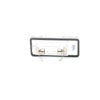 Licence Plate Light left C5W crystal clear with bulb METZGER for e.g. AUDI A6