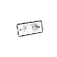 Licence Plate Light left C5W crystal clear with bulb METZGER for e.g. AUDI A6