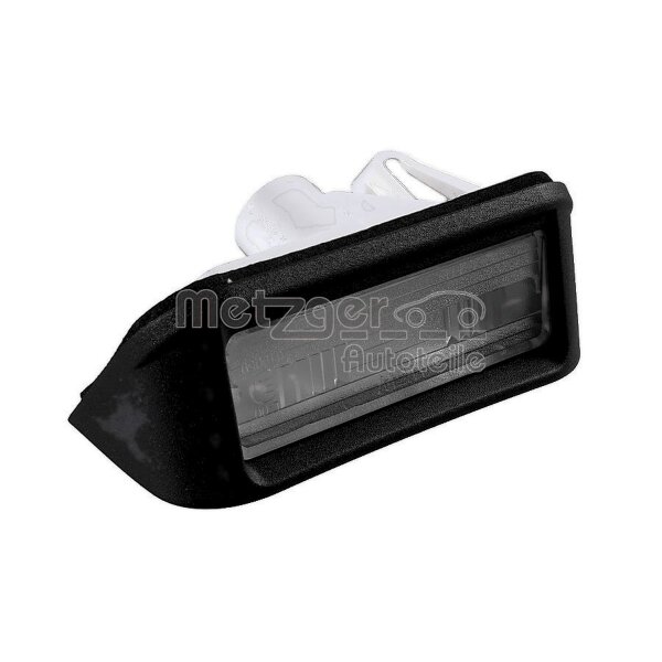 Licence Plate Light right W5W crystal clear METZGER for e.g. CITROËN BERLINGO