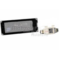 Licence Plate Light right C5W crystal clear METZGER for...
