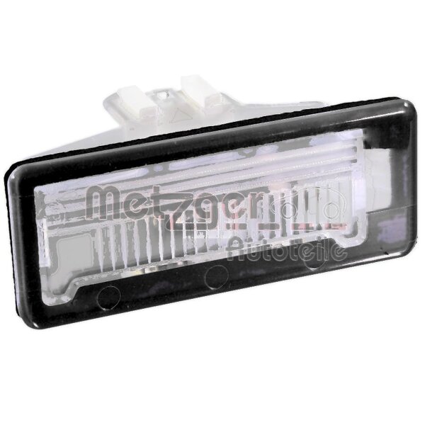 Licence Plate Light right C5W crystal clear Bulb METZGER for e.g. FIAT DOBLO