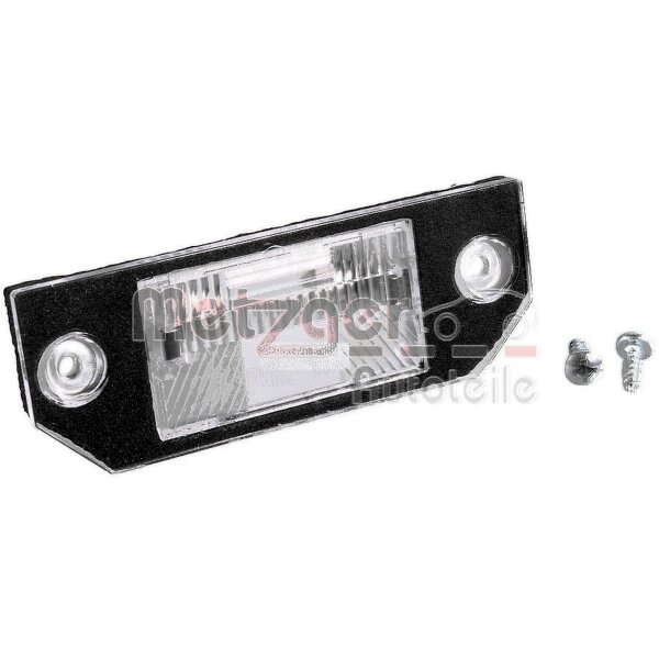 Licence Plate Light right C5W crystal clear Bulb METZGER for e.g. FORD C-MAX