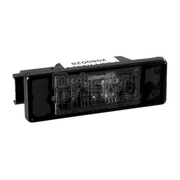 Licence Plate Light right W5W crystal clear METZGER for e.g. PEUGEOT 406