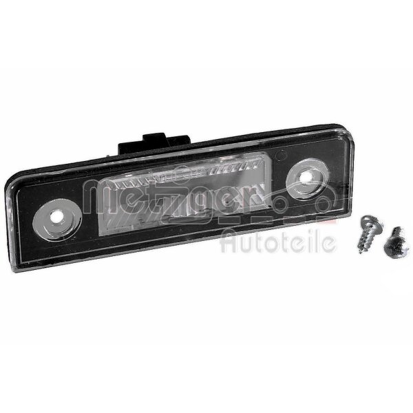 Licence Plate Light right C5W crystal clear METZGER for e.g. SKODA OCTAVIA