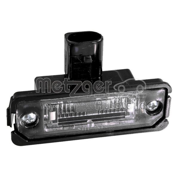 Licence Plate Light right C5W crystal clear with bulb METZGER for e.g. VW GOLF