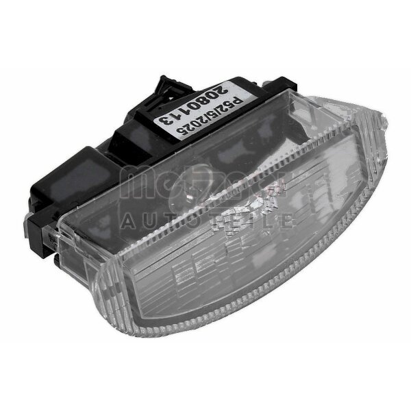 Licence Plate Light centre R10W crystal clear METZGER for e.g. RENAULT CLIO