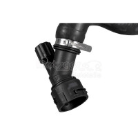 Radiator Hose left bottom METZGER IAM-Expertise suitable for e.g. SKODA FABIA