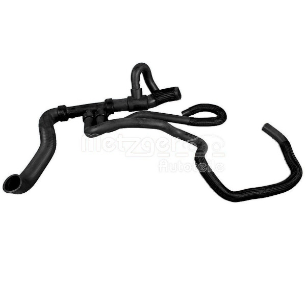 Radiator Hose bottom left from engine to radiator METZGER for RENAULT LAGUNA