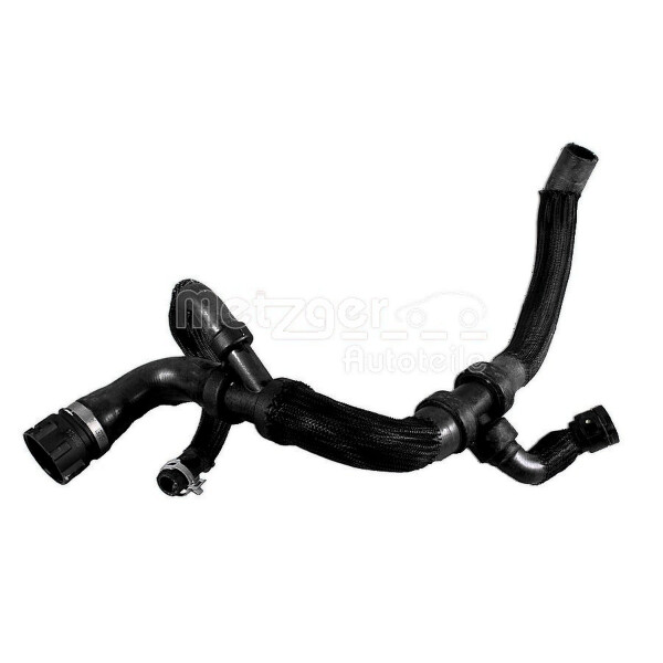 Kühlerschlauch links unten Ausgang Motorkühler METZGER für u.a. VOLVO V60