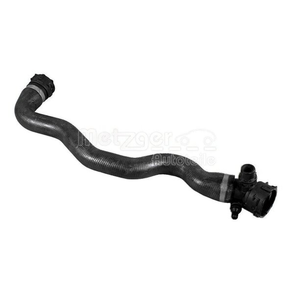 Radiator Hose top left from engine to engine cooler METZGER for BMW 1 Series