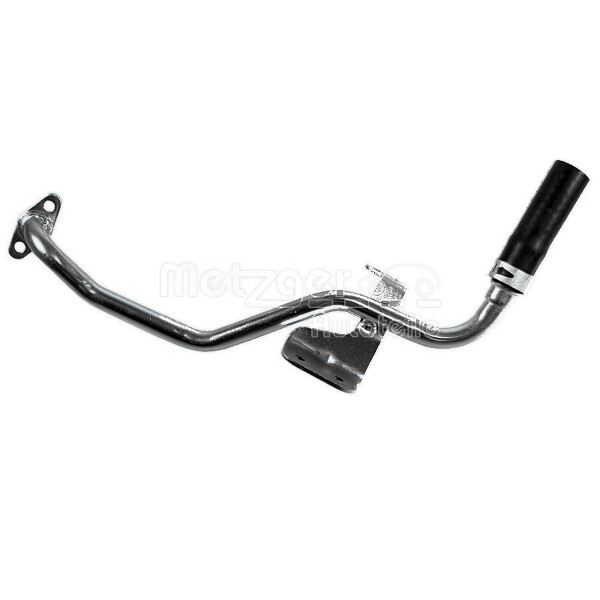 Coolant Pipe from engine to Oil Cooler Metal METZGER for e.g. FIAT DOBLO