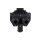 Coolant control valve engine compartment rear electric METZGER for MERCEDES E-KLASSE