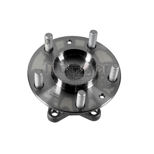 Radlagersatz Hinterachse rechts mit Radnabe Ø 139 mm METZGER für MAZDA CX-3