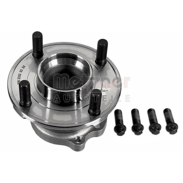 Wheel Bearing Set magnetic sensor ring Ø 131 mm METZGER for e.g. FORD FIESTA