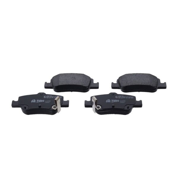 Bremsbelagsatz Scheibenbremse hinten mechanisch VALEO für TOYOTA AURIS (_E18_)