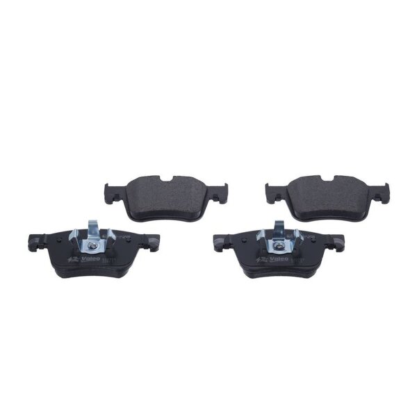 Brake pad set front discs 17 mm VALEO for e.g. OPEL GRANDLAND