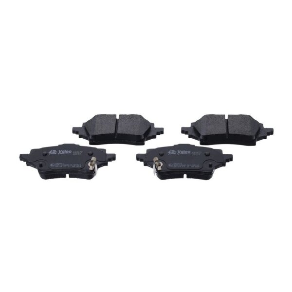 Bremsbelagsatz Scheiben hinten 16,5 mm VALEO für u.a. TOYOTA COROLLA