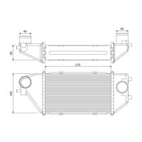 Intercooler VALEO for HONDA CR-V II