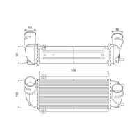 Intercooler VALEO for SANTA FÉ