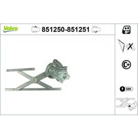 Window lifter front left electric VALEO for TOYOTA RAV 4