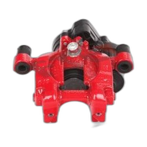 Brake caliper rear axle left Ø 38 mm cast iron red FTE for e.g. VW GOLF