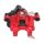 Brake caliper rear axle right Ø 38 mm cast iron red FTE for e.g. VW GOLF