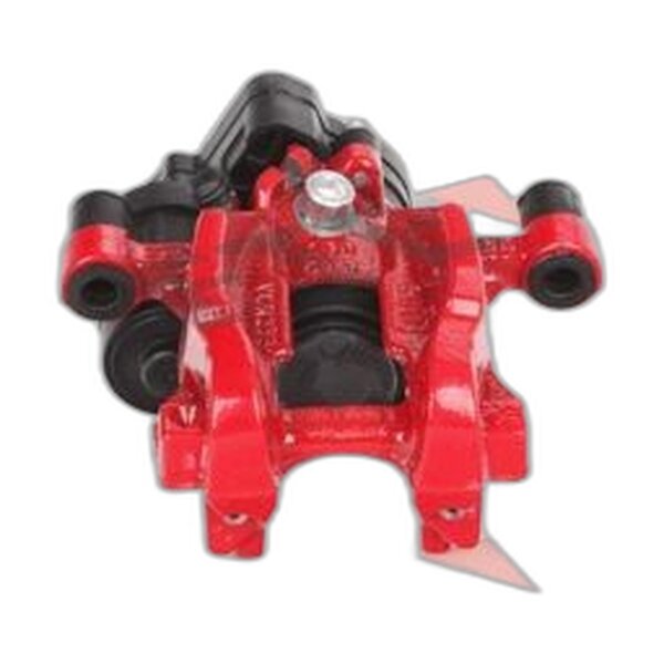 Bremssattel Hinterachse rechts Ø 42 mm Gusseisen rot FTE für u.a. AUDI A3