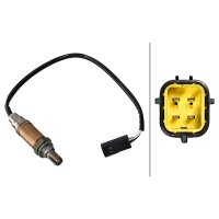 Lambdasonde beheizt 4-polig 310 mm Kabel HELLA