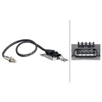 NOx sensor urea injection M20X1.5 5-pin 690mm cable HELLA...