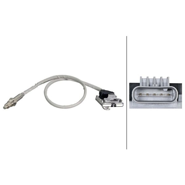 NOx sensor urea injection M20X1.5 5-pin 690 mm cable HELLA
